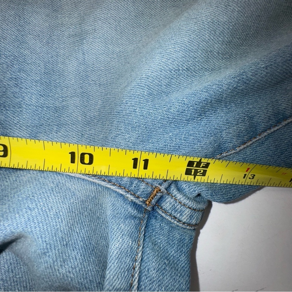 Madewell The Perfect Vintage Straight Jean in Danby Wash: Knee-Rip Size 26 NWOT - Picture 15 of 16